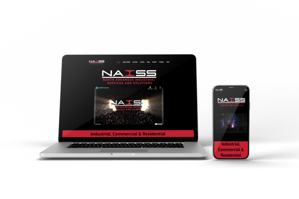 NAISS Website Laptop Mockup