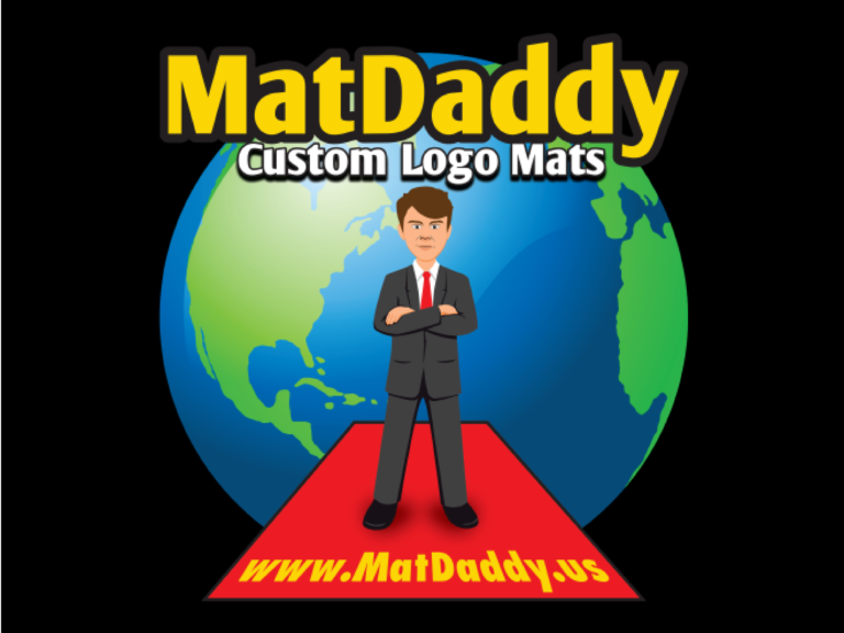 Mat Daddy Logo New Man in Suit